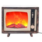 Dekoratif Tv Tasarımlı Ledli Şömine Lamba 18x22cm AAlk2511