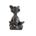 Dekoratif Yoga Yapan Kedi Biblo Meditasyon Kedi Heykeli Ev Dekoru
