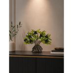 Dekoratif Zeytin Ağacı Biblo 21x26 cm Reçine El Yapımı Siyah Zeytinli Konsol Vitrin Ofis Masa Üstü Ev Dekoru