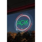 Dekoraven Açık Neon Led Dekoratif Duvar Yazısı Tabelası Aydınlatması Gece Lambası