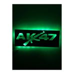 dekoraven Ak-47 Led Işıklı Tablo yeşil