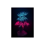 Dekoraven All On Me Göz Neon Led Tabela (50X50Cm), algözratruk