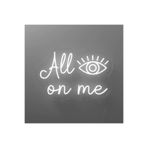 dekoraven All See On Me Neon Tabela Neon Yazı Dekoratif Aydınlatma Ve Gece Lambası allseeonme