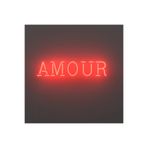 dekoraven Amour Neon Tabela Kırmızı Dekoratif Aydınlatma ve Gece Lambası 50x17 cm, amuourneon12