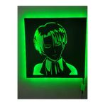 dekoraven Anime Led Işıklı Tablo yeşil