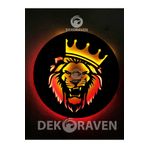 dekoraven Aslan Işıklı Tablo aslan122