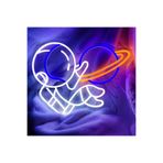 dekoraven Astronot Neon Tabela Neon Yazı Dekoratif Aydınlatma 45x44 cm, asronotraven21