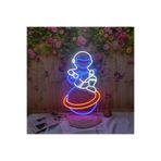 dekoraven Astronot Uzay Neon Tabela Neon Yazı Dekoratif Aydınlatma 60x32 cm, astoronotravn2