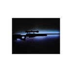dekoraven Awp Sniper Led Işıklı Ahşap Tablo 55x13 cm, awp1