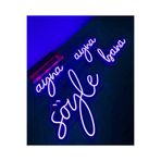 Dekoraven Ayna Ayna Söyle Bana Yazı Neon Led Tabela Kafe Güzellik Merkezi Kuaför Dekor(60Cm), aynaravenmav