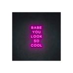 dekoraven Babe You Look So Cool Led Tabela, 005