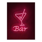 dekoraven Bar Neon Tabela Kokteyl Neon Duvar Dekorasyonu Dekoratif Aydınlatma 50x50cm Kırmızı, barneon1