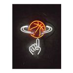 dekoraven Basketbol Topu Neon Tabela Neon Yazı Dekoratif Aydınlatma basketboll21