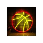 Dekoraven Basketbol Topu Neon Tabela Neon Yazı Dekoratif Aydınlatma Ve Gece Lambası
