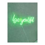 Dekoraven Beatiful Be You Tiful Neon Led Yazı Tabela, beyeş8