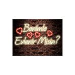 Dekoraven Benimle Evlenir Misin? Neon Led Işıklı Yazı 40 * 70 Cm, TYBR9RN1FK5EESOT95