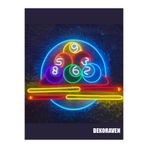 dekoraven Bilardo Neon Tabela Dekoratif Aydınlatma, bilardoraven