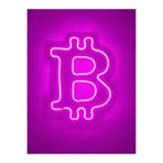 Dekoraven Bitcoin Neon Tabela Btcneon Led Dekoratif Kripto Para Duvar Aydınlatması Spor Neon Duvar Dekorasyonu, btcpinnekraven