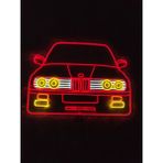Dekoraven Bmw E 30 Neon LED TABELA(64X46CM) - Renkli