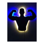 dekoraven Body Building Işıklı Tablo, body1