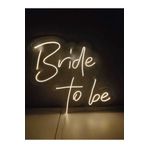 dekoraven Bride To Be Neon Yazı Tabela Dekoratif Işık Organizasyon Arka Plan Aydınlatma Neon