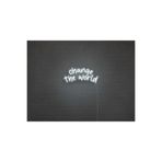 Dekoraven Change The World Neon Tabela Dekoratif Aydınlatma, changeb80