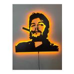 dekoraven Che Guevara Led Işıklı Ahşap Tablo cghe