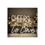 Dekoraven Cheers To Love Neon Led Yazı