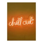 Dekoraven Chill Out Neon Tabela Yazı Neon Led Dekoratif Duvar Aydınlatması Neon Duvar Dekorasyonu, chilout12as