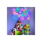 dekoraven Çiçekler Neon Tabela Dekoratif Aydınlatma, flowers2