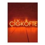 dekoraven Çiğköfte Neon Tabela Neon Yazı Dekoratif Aydınlatma Ve Gece Lambası