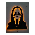 dekoraven Çığlık Led Işıklı Tablo 55x50 cm, scream