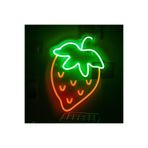 dekoraven Çilek Neon Tabela Neon Yazı Dekoratif Aydınlatma Ve Gece Lambası çilekrav2