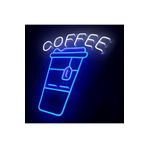 dekoraven Coffee-kahve Bardak Neon Tabela Neon Yazı Dekoratif Aydınlatma kahvebardak
