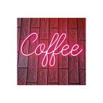 dekoraven Coffee Kahve Kafe Neon Led Tabela Dekoratif Aydınlatma Kırmızı 30x15 cm, cofferae1