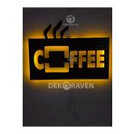 dekoraven Coffee-kahve Led Işıklı Tablo kafi1