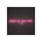 dekoraven Come As You Are Neon Led Tabela Pembe, comeasyouare