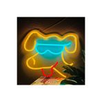 dekoraven Cool Dog Köpek Neon Tabela Dekoratif Aydınlatma 45x41 cm, cooldog