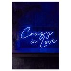 Dekoraven Crazy In Love Dekoratif Neon Led Tabela (60X40Cm), crazyrvnmav