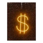dekoraven Dolar Logo Neon Led Tabela Turuncu, dolars234