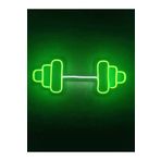 dekoraven Dumbell Neon Tabela Fitness Neon Led Dekoratif Duvar Aydınlatması Spor Neon Duvar Dekorasyonu dumbellneon