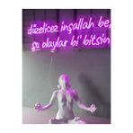Dekoraven Düzelicez Inşallah Ve Şu Olaylar Bi Bitsin Yazı Neon Led Tabela Kafe Neon(70X40Cm), düzelravpink