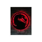 Dekoraven Ejderha Mortal Kombat Temalı Led Işıklı Tablo