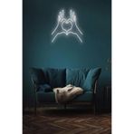 Dekoraven El Kalp Işareti Neon Led Sevgi Neon Tabela, etremmotif776