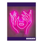 dekoraven El ve Tırnaklar Neon Tabela Dekoratif Aydınlatma - Nail Studio