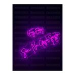 dekoraven Ey Edep Sen Ne Güzel Şeysin Neon Led Tabela Dekoratif Aydınlatma Pembe 120x25 cm, eyedep