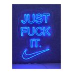 dekoraven F It Neon Led Tabela Neon Dekoratif Duvar Aydınlatması, just
