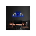 Dekoraven Formula Yarış Arabası Neon Led Tabela Dekoratif Aydınlatma, formulam80