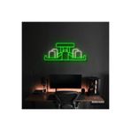 Dekoraven Formula Yarış Arabası Neon Led Tabela Dekoratif Aydınlatma, formulay60
