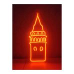 Dekoraven Galata Kulesi Neon Tabela Neon Yazı Dekoratif Aydınlatma Ve Gece Lambası